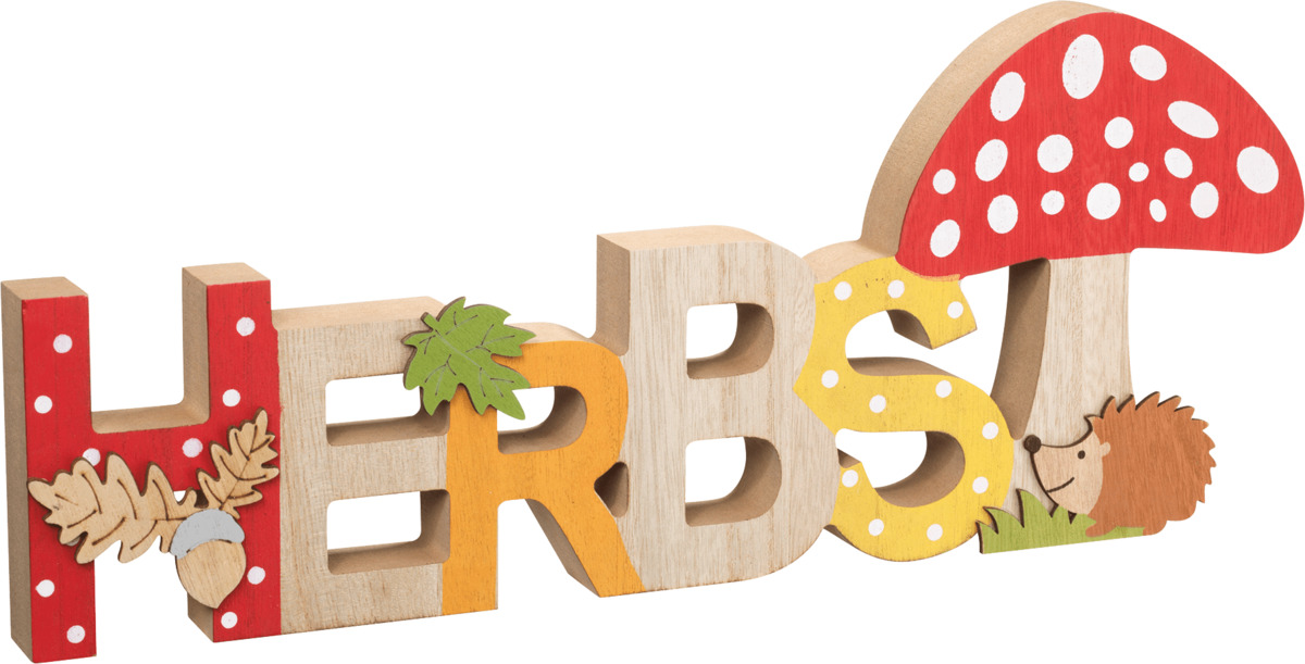 Bild 1 von BOLTZE Holzschriftzug "Herbst"