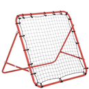 Bild 1 von HOMCOM Fußball Rebounder Kickback Tor Rückprallwand Netz, Metallrohr+PE Gewebe, 96 x 80 x 96 cm, Rot