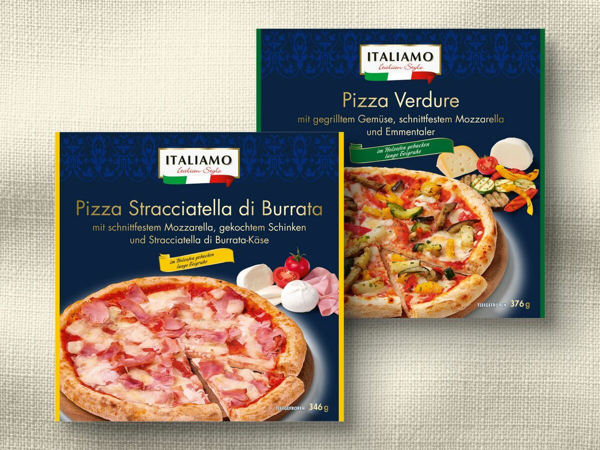 Bild 1 von Italiamo Holzofenpizza, 
         376/352/346 g