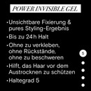 Bild 3 von Schwarzkopf Taft Styling Gel Power Invisible Haltegrad 5 - sehr starker Halt