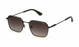 Police HORIZON 10 SPLN41 0568 Metall Panto Grau/Grau Sonnenbrille mit Sehstärke, verglasbar; Sunglasses; auch als Gleitsichtbrille
