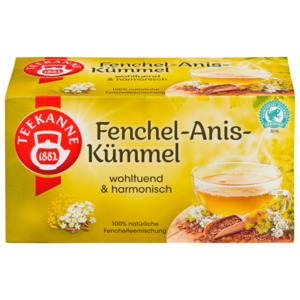 Teekanne Bekömmlicher Fenchel-Anis-Kümmel 60g, 20 Beutel