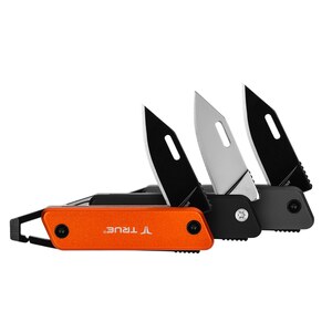 TRUE UTILITY Taschenmesser Key Chain Knife Mini Tool Messer Schlüsselanhänger Farbe: schwarz