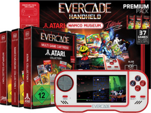 BLAZE Evercade Premium Pack +3 Vol 1 - White, Weiß/Rot
