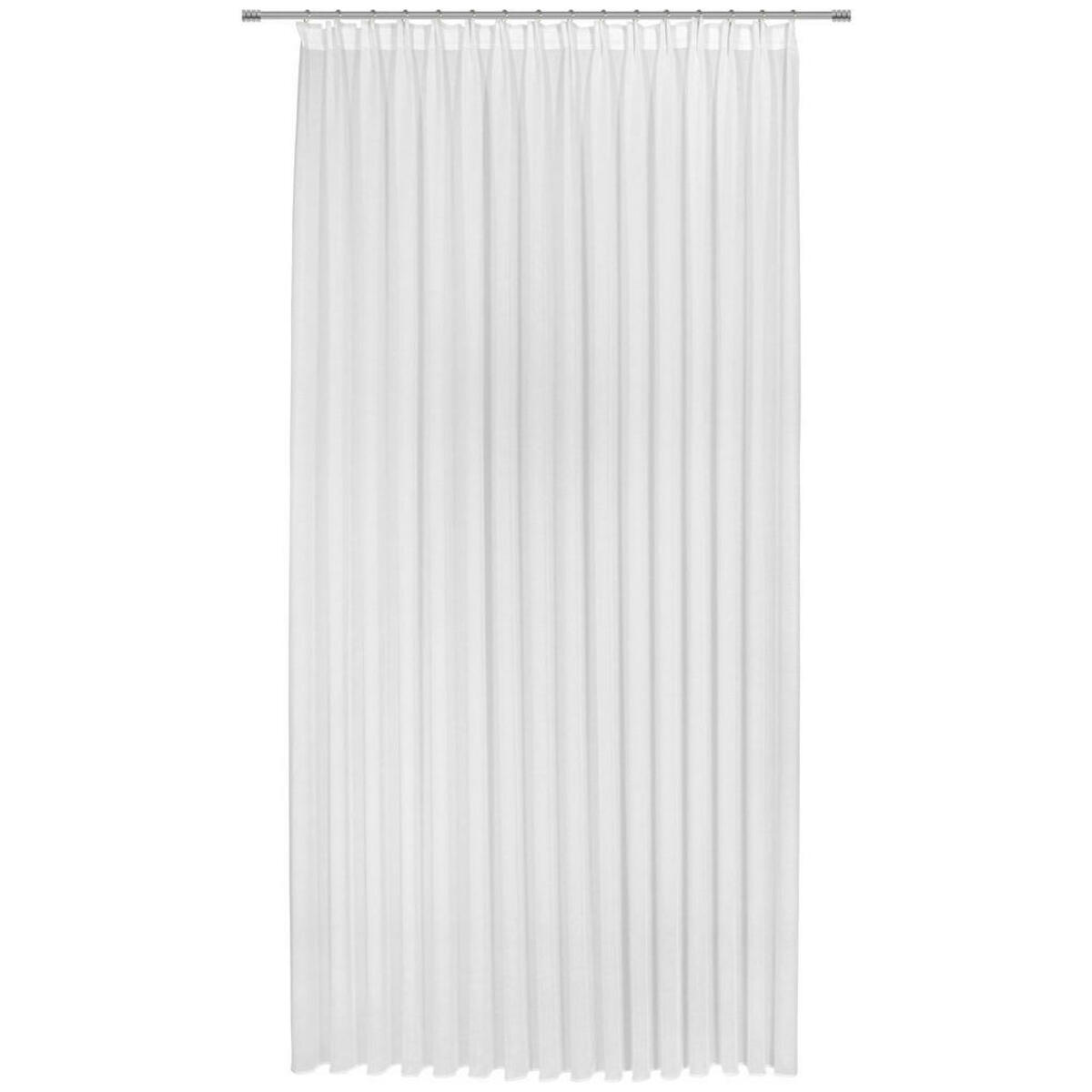 Bild 1 von Esposa Fertigstore 145 x 300 transparent 300/245 cm , Leonie , Weiß , Textil , Uni , 300x245 cm , für Stange und Schiene geeignet , 004789049301