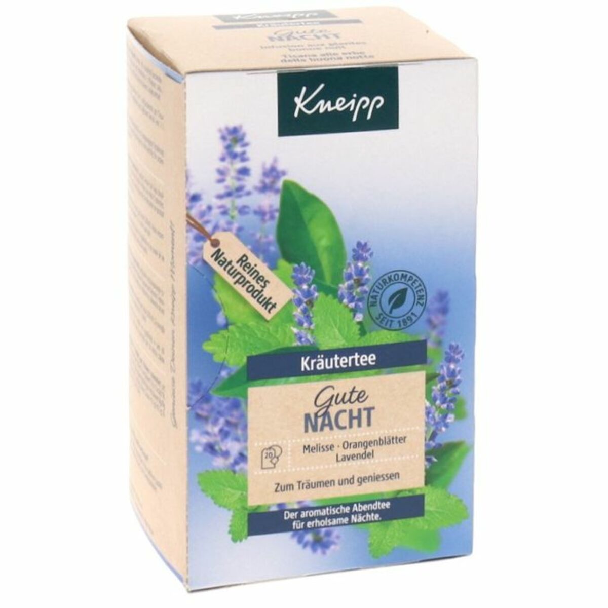Bild 1 von Kneipp Kräutertee Gute Nacht, 20 Beutel