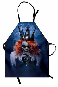 Abakuhaus Kochschürze »Höhenverstellbar Klare Farben ohne verblassen«, Halloween Die Königin des Todes Kunst