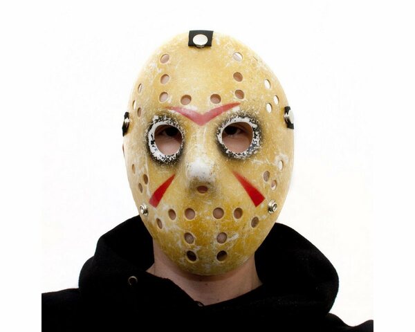 Bild 1 von Goods+Gadgets Kostüm »Vintage Jason Hockey-Maske«, Halloween Party Kostüm Verkleidung