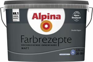 Alpina Innenfarbe Dunkle Eleganz, matt 2,5 l