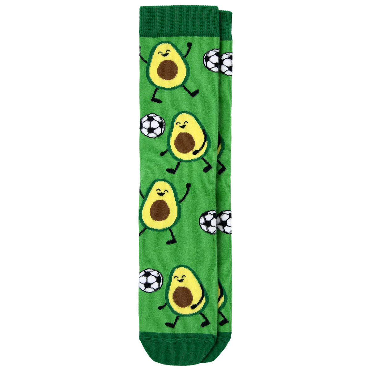 Bild 1 von 1 Paar Jungen Socken mit Avocado-Motiv GRÜN