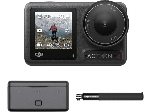 Bild 1 von DJI Osmo Action 4 Adventure Combo Camera , WLAN, Touchscreen