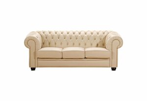 Max Winzer® Sofa »Chandler«, Sofa 3-Sitzer Nappaleder
