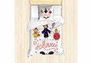 Bild 1 von Bettwäsche »Milbensicher Allergiker geeignet mit Kissenbezug«, Abakuhaus, Halloween Childish Sterne Grafik
