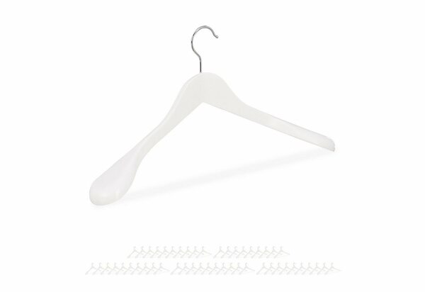 Bild 1 von relaxdays Kleiderbügel »50 x Anzug Kleiderbügel weiß«