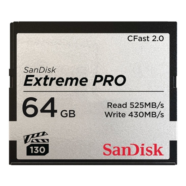 Bild 1 von SanDisk CFast Extreme Pro 2.0  64GB, VPG 130, 525MB/Sec