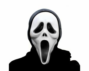 Goods+Gadgets Kostüm »Scream Maske«, Horror Halloween Maske