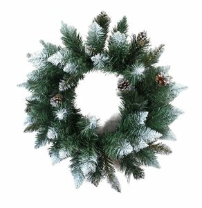 Arnusa Dekokranz »künstlicher Tannenkranz Weihnachtskranz Türkranz 50 cm Kranz Tanne«, tolle Qualität Kunstpflanze