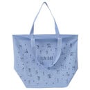 Bild 1 von Baumwolltasche mit Motiven allover HELLBLAU