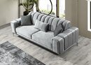 Bild 1 von Villa Möbel 3-Sitzer »Eden Sofa mit eleganten Metallfüßen«, 1 Stk. 2-Sitzer, Quality Made in Turkey, Mikrofaser Samtstoff