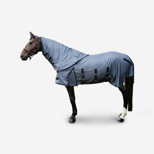 Bild 1 von Fliegendecke Insektenschutz-Decke Pferd/Pony grau