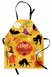 Abakuhaus Kochschürze »Höhenverstellbar Klare Farben ohne verblassen«, Halloween Bitte Spinne Hexe Geist