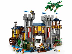 LEGO® Konstruktionsspielsteine »LEGO® Creator 3in1 - Mittelalterliche Burg«, (Set, 1426 St)