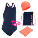 Bild 1 von Schwimm-Set 100 Start Mädchen Badeanzug, Brille, Badekappe, Handtuch, Tasche