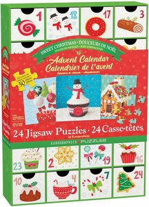 empireposter Adventskalender »Sweet Christmas - Puzzle - 24x 50 Teile Weihnachtspuzzle«