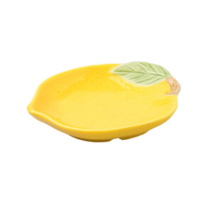 Kleiner Teller im Zitronen-Design GELB