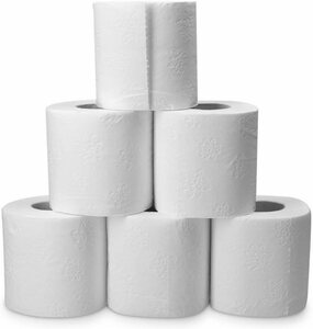 HMH Toilettenpapier »96 Rollen Toilettenpapier 3-lagig Klopapier WC-Papier Papierhandtücher Papier« (96-St)
