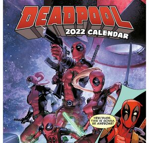 PYRAMID Monatskalender »MARVEL - Deadpool - 2022 offizieller Kalender - ca. 60 cm x 30 cm«