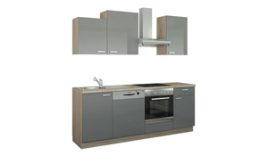 Küchenzeile mit Elektrogeräten creme Maße (cm): B: 220 Küchen