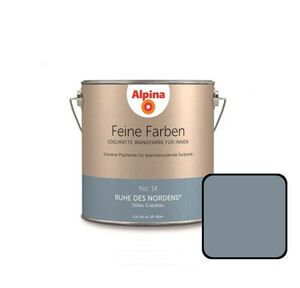 Alpina Innenfarbe Feine Farbe Ruhe des Nordens, edelmatt 2,5 l