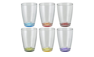 Peill+Putzler Glas 6er-Set  Colore transparent/klar Glas Maße (cm): H: 12,2  Ø: [8.6] Gläser & Karaffen