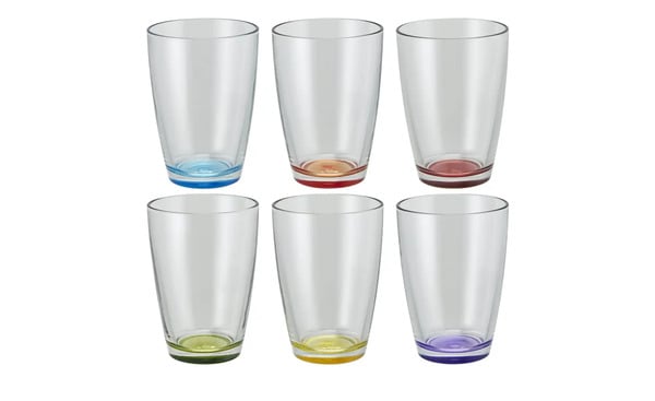 Bild 1 von Peill+Putzler Glas 6er-Set  Colore transparent/klar Glas Maße (cm): H: 12,2  Ø: [8.6] Gläser & Karaffen