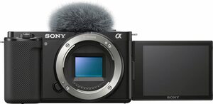 Sony »ZV-E10« Systemkamera (24,2 MP, Bluetooth, WLAN (WiFi), Youtube Kamera, Vlogging Kamera, Streaming, 4K, Vlogging)