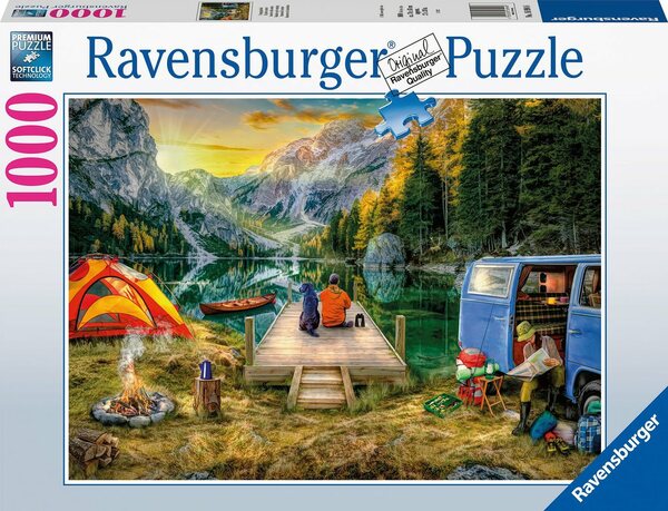 Bild 1 von Ravensburger Puzzle »Campingurlaub«, 1000 Puzzleteile, Made in Germany, FSC® - schützt Wald - weltweit