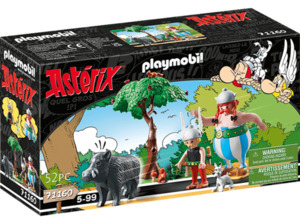 PLAYMOBIL 71160 Asterix: Wildschweinjagd Spielset, Mehrfarbig