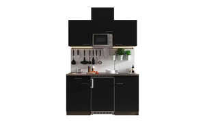 Küchenzeile schwarz Maße (cm): B: 150 H: 200 Küche