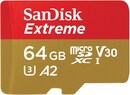 Bild 1 von Sandisk microSDXC Extreme (64GB) Speicherkarte + Adapter
