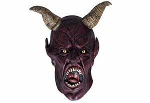 Goods+Gadgets Teufel-Kostüm »Teufel Maske aus Latex«, Halloween Party Kostüm Verkleidung
