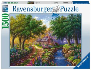 Ravensburger Puzzle »Cottage am Fluß«, 1500 Puzzleteile, Made in Germany, FSC® - schützt Wald - weltweit