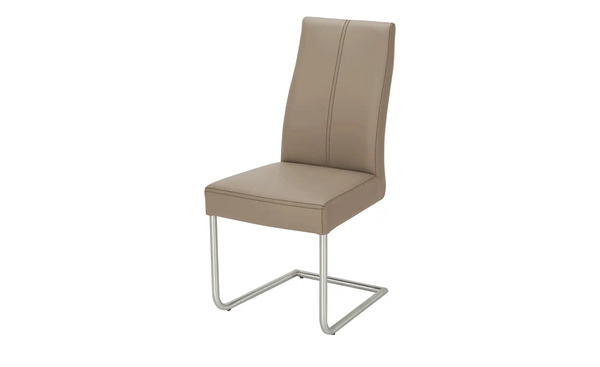 Bild 1 von Woodford Kunstleder-Schwingstuhl  Tessa beige Maße (cm): B: 46 H: 97 T: 59 Stühle