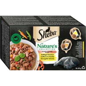 Sheba Multipack Nature's Collection in Sauce 8x85g Geflügel Variation