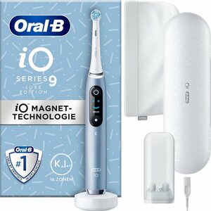 Oral B Elektrische Zahnbürste iO 9, Aufsteckbürsten: 1 St., 7 Putzmodi