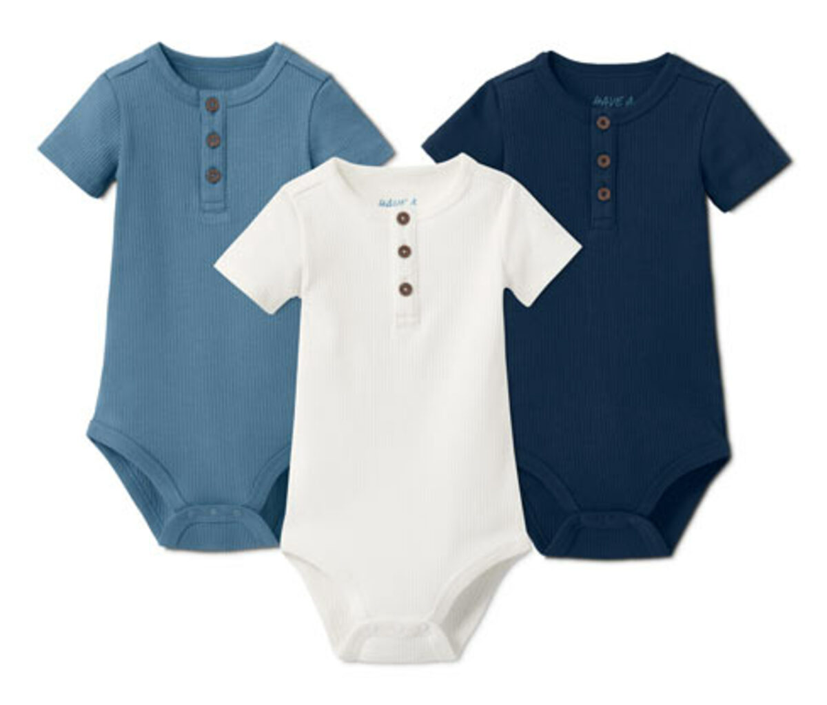 Bild 1 von 3 Baby-Ripp-Bodys