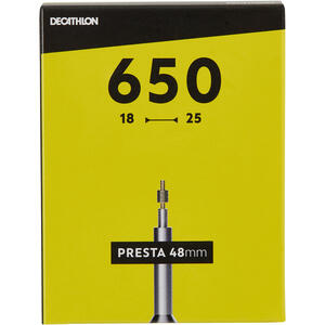 Fahrradschlauch 650 × 18/25 Presta-Ventil 48 mm