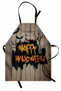 Abakuhaus Kochschürze »Höhenverstellbar Klare Farben ohne verblassen«, Halloween Wörter Bats Kunst