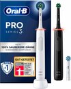 Bild 1 von Oral B Elektrische Zahnbürste Pro 3 3900, Aufsteckbürsten: 3 St., Doppelpack 3 Putzmodi