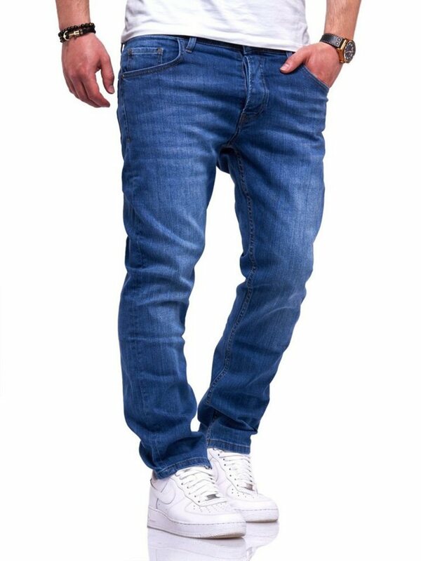 Bild 1 von Rello & Reese Straight-Jeans »BLEU« im Used-Look